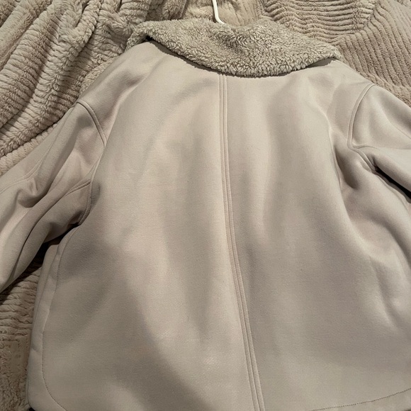 Athleta Women's Cream Sherpa-Lined Jacket Size L - Picture 2 of 5